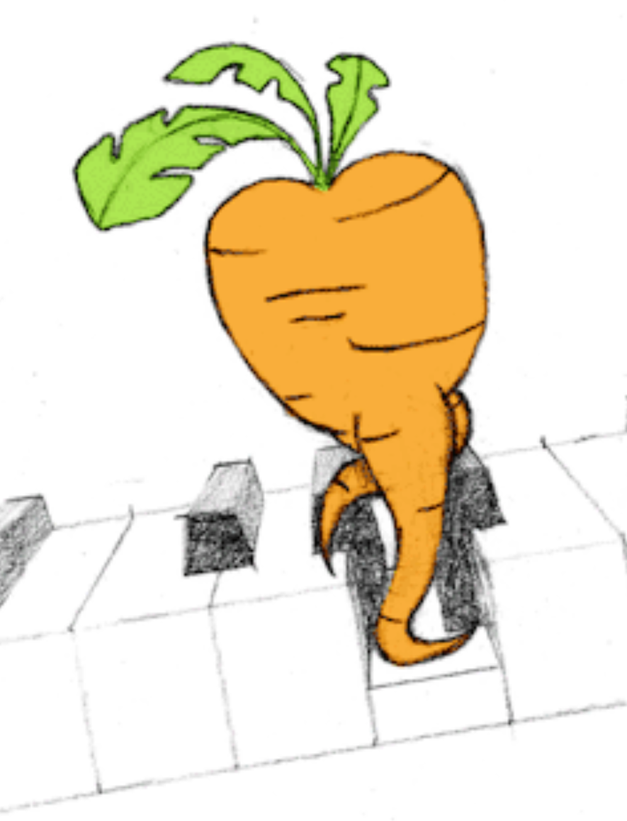 Running carrot animation