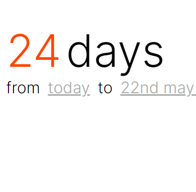 Days Passed Since